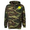 Unisex Camo Fleece Hoodie Sweatshirt Thumbnail