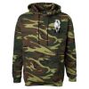 Unisex Camo Fleece Hoodie Sweatshirt Thumbnail