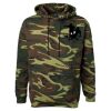 Unisex Camo Fleece Hoodie Sweatshirt Thumbnail
