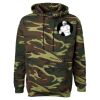 Unisex Camo Fleece Hoodie Sweatshirt Thumbnail