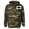 Unisex Camo Fleece Hoodie Sweatshirt Thumbnail