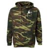 Unisex Camo Fleece Hoodie Sweatshirt Thumbnail