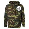 Unisex Camo Fleece Hoodie Sweatshirt Thumbnail