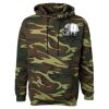 Unisex Camo Fleece Hoodie Sweatshirt Thumbnail