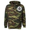 Unisex Camo Fleece Hoodie Sweatshirt Thumbnail