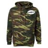 Unisex Camo Fleece Hoodie Sweatshirt Thumbnail