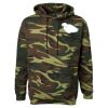 Unisex Camo Fleece Hoodie Sweatshirt Thumbnail