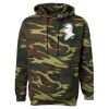 Unisex Camo Fleece Hoodie Sweatshirt Thumbnail