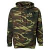 Unisex Camo Fleece Hoodie Sweatshirt Thumbnail