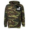 Unisex Camo Fleece Hoodie Sweatshirt Thumbnail