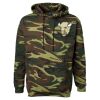 Unisex Camo Fleece Hoodie Sweatshirt Thumbnail