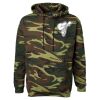 Unisex Camo Fleece Hoodie Sweatshirt Thumbnail