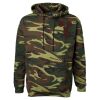 Unisex Camo Fleece Hoodie Sweatshirt Thumbnail