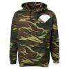 Unisex Camo Fleece Hoodie Sweatshirt Thumbnail