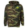 Unisex Camo Fleece Hoodie Sweatshirt Thumbnail