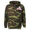 Unisex Camo Fleece Hoodie Sweatshirt Thumbnail
