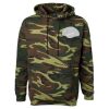 Unisex Camo Fleece Hoodie Sweatshirt Thumbnail