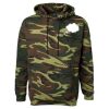 Unisex Camo Fleece Hoodie Sweatshirt Thumbnail