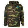 Unisex Camo Fleece Hoodie Sweatshirt Thumbnail