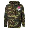 Unisex Camo Fleece Hoodie Sweatshirt Thumbnail
