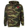 Unisex Camo Fleece Hoodie Sweatshirt Thumbnail