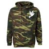 Unisex Camo Fleece Hoodie Sweatshirt Thumbnail