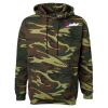 Unisex Camo Fleece Hoodie Sweatshirt Thumbnail