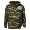 Unisex Camo Fleece Hoodie Sweatshirt Thumbnail