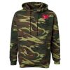 Unisex Camo Fleece Hoodie Sweatshirt Thumbnail