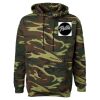 Unisex Camo Fleece Hoodie Sweatshirt Thumbnail