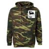 Unisex Camo Fleece Hoodie Sweatshirt Thumbnail