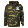 Unisex Camo Fleece Hoodie Sweatshirt Thumbnail