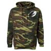 Unisex Camo Fleece Hoodie Sweatshirt Thumbnail