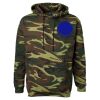 Unisex Camo Fleece Hoodie Sweatshirt Thumbnail