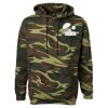 Unisex Camo Fleece Hoodie Sweatshirt Thumbnail