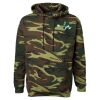 Unisex Camo Fleece Hoodie Sweatshirt Thumbnail