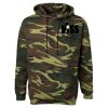 Unisex Camo Fleece Hoodie Sweatshirt Thumbnail