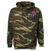Unisex Camo Fleece Hoodie Sweatshirt Thumbnail