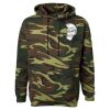 Unisex Camo Fleece Hoodie Sweatshirt Thumbnail