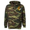 Unisex Camo Fleece Hoodie Sweatshirt Thumbnail