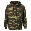 Unisex Camo Fleece Hoodie Sweatshirt Thumbnail