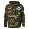 Unisex Camo Fleece Hoodie Sweatshirt Thumbnail
