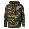 Unisex Camo Fleece Hoodie Sweatshirt Thumbnail