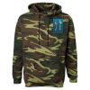 Unisex Camo Fleece Hoodie Sweatshirt Thumbnail