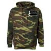 Unisex Camo Fleece Hoodie Sweatshirt Thumbnail
