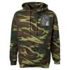 Unisex Camo Fleece Hoodie Sweatshirt Thumbnail