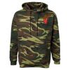 Unisex Camo Fleece Hoodie Sweatshirt Thumbnail