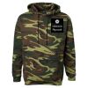 Unisex Camo Fleece Hoodie Sweatshirt Thumbnail