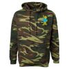 Unisex Camo Fleece Hoodie Sweatshirt Thumbnail