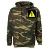 Unisex Camo Fleece Hoodie Sweatshirt Thumbnail